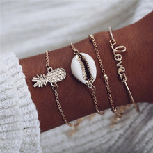 Load image into Gallery viewer, IF ME 2019 Ins Shell Bracelet for Women Femme Adjustable White Rope Seashell Bracelet Leg Ankle Bracelets Beach Jewelry