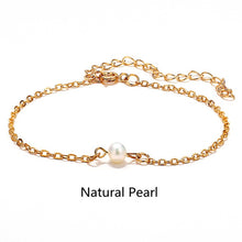 Load image into Gallery viewer, IF ME 2019 Ins Shell Bracelet for Women Femme Adjustable White Rope Seashell Bracelet Leg Ankle Bracelets Beach Jewelry